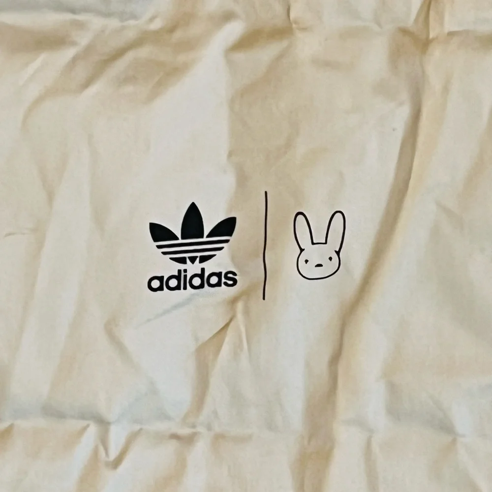 Adidas x Bad Bunny collaboration dust bag